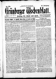 Grünberger Wochenblatt: Zeitung für Stadt und Land, No. 295. ( 17. Dezember 1921 )