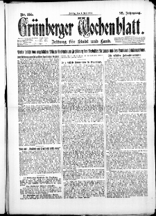 Grünberger Wochenblatt: Zeitung für Stadt und Land, No. 155. ( 6. Juli 1923 )