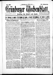 Grünberger Wochenblatt: Zeitung für Stadt und Land, No. 232. ( 4. Oktober 1923 )