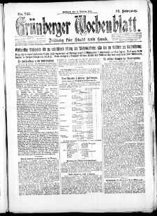 Grünberger Wochenblatt: Zeitung für Stadt und Land, No. 243. ( 17. Oktober 1923 )