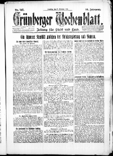 Grünberger Wochenblatt: Zeitung für Stadt und Land, No. 247. ( 21. Oktober 1923 )