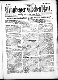 Grünberger Wochenblatt: Zeitung für Stadt und Land, No. 248. ( 23. Oktober 1923 )
