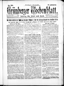 Grünberger Wochenblatt: Zeitung für Stadt und Land, No. 260. ( 15. November 1923 )