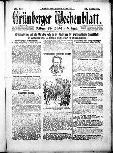 Grünberger Wochenblatt: Zeitung für Stadt und Land, No. 135. ( 12. Juni 1926 )