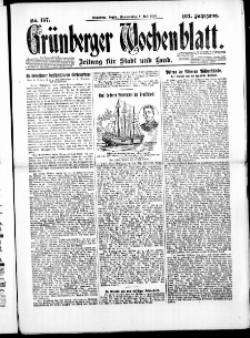 Grünberger Wochenblatt: Zeitung für Stadt und Land, No. 151. ( 8. Juli 1926 )
