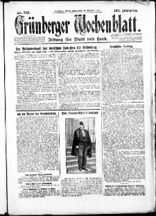 Grünberger Wochenblatt: Zeitung für Stadt und Land, No. 243. ( 16. Oktober 1926 )