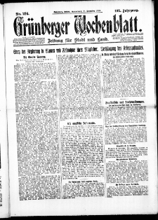 Grünberger Wochenblatt: Zeitung für Stadt und Land, No. 290. ( 11. Dezember 1926 )