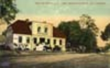 Siedlisko / Carolath; Gruss aus Carolath a. O. (Hotel J&auml;gerhof mit Garten)