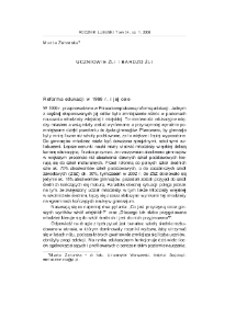 Uczniowie źli i bardzo źli = Poor and very poor students