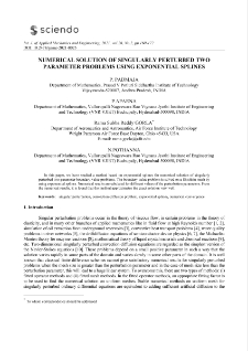 Numerical solution of singularly perturbed two parameter problems using exponential splines