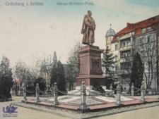 Zielona G&oacute;ra / Gr&uuml;nberg; Plac Bohater&oacute;w; Kaiser Wilhelm Platz
