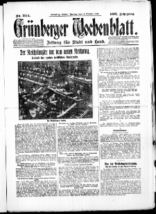 Grünberger Wochenblatt: Zeitung für Stadt und Land, No. 244. ( 17. Oktober 1930 )