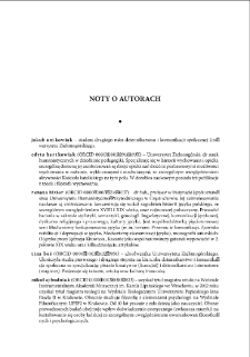 Dobro - Prawda - Piękno - noty o Autorach