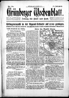 Grünberger Wochenblatt: Zeitung für Stadt und Land, No. 286. (6. Dezember 1916)