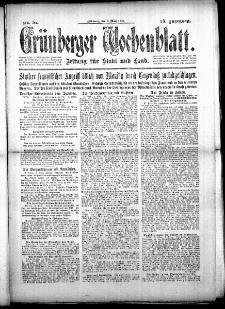 Grünberger Wochenblatt: Zeitung für Stadt und Land, No. 55. (6. März 1918)