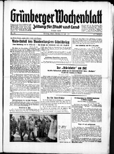Grünberger Wochenblatt: Zeitung für Stadt und Land, No. 162. ( 15. Juli 1935)