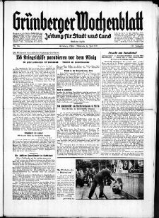 Grünberger Wochenblatt: Zeitung für Stadt und Land, No. 164. ( 17. Juli 1935)