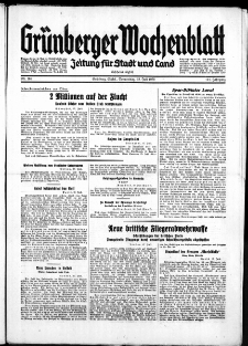 Grünberger Wochenblatt: Zeitung für Stadt und Land, No. 165. ( 18. Juli 1935)