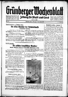 Grünberger Wochenblatt: Zeitung für Stadt und Land, No. 204. ( 2. September1935)