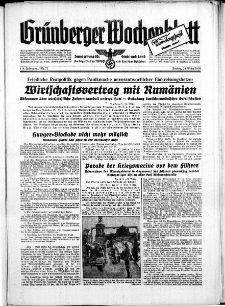 Grünberger Wochenblatt: Zeitung für Stadt und Land, No. 71. ( 24. März 1939)