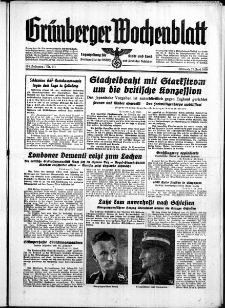 Grünberger Wochenblatt: Zeitung für Stadt und Land, No. 141. ( 21. Juni 1939)