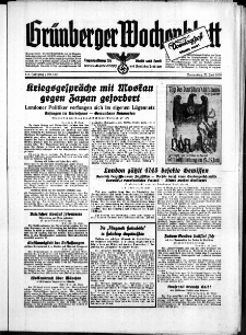 Grünberger Wochenblatt: Zeitung für Stadt und Land, No. 142. ( 22. Juni 1939)