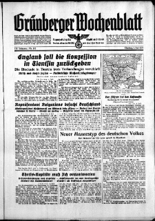 Grünberger Wochenblatt: Zeitung für Stadt und Land, No. 152. ( 4. Juli 1939)