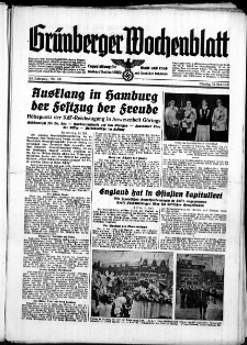 Grünberger Wochenblatt: Zeitung für Stadt und Land, No. 169. ( 24. Juli 1939)