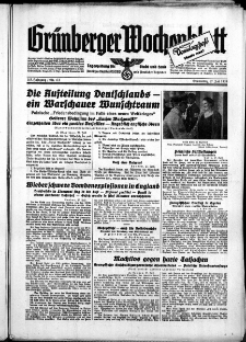 Grünberger Wochenblatt: Zeitung für Stadt und Land, No. 172. ( 27. Juli 1939)