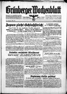 Grünberger Wochenblatt: Zeitung für Stadt und Land, No. 173. ( 28. Juli 1939)