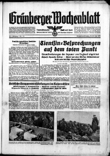 Grünberger Wochenblatt: Zeitung für Stadt und Land, No. 174. ( 29./ 30. Juli 1939)