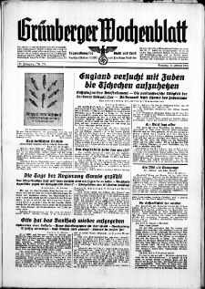 Grünberger Wochenblatt: Zeitung für Stadt und Land, No. 254. ( 31. Oktober 1939)