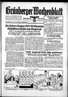 Grünberger Wochenblatt: Zeitung für Stadt und Land, No. 290. ( 12. Dezember 1939)
