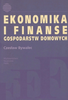 Ekonomika i finanse gospodarstw domowych - spis treści i wstęp