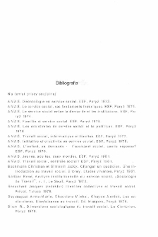 Metodyka działania w pracy socjalnej - bibliografia