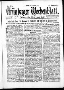 Grünberger Wochenblatt: Zeitung für Stadt und Land, No. 290. (10. Dezember 1922)