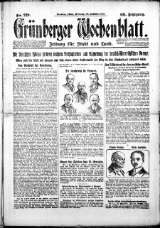 Grünberger Wochenblatt: Zeitung für Stadt und Land, Nr. 229. (30. September 1925)
