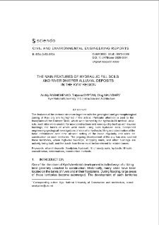The Main Features of Hydraulic Fill Soils and River Dnieper Alluvial Deposits in the Kyiv Region