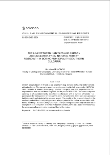 The Link Between Habitats and Carbon Accumulation From Natural Forest Regrowth in Borino Municipality (Southern Bulgaria)
