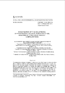 Investigation of the Occurrence of Progressive Collapse in High-Rise Steel Buildings with Different Braced Configurations