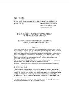 Significance of Wastewater Treatment to Nitrous Oxide Emission
