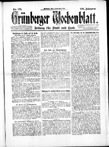 Grünberger Wochenblatt: Zeitung für Stadt und Land, No. 175. (3. September 1924)