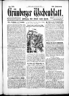 Grünberger Wochenblatt: Zeitung für Stadt und Land, No. 248. (28. November 1924)