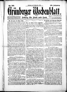 Grünberger Wochenblatt: Zeitung für Stadt und Land, No. 268. (21. Dezember 1924)