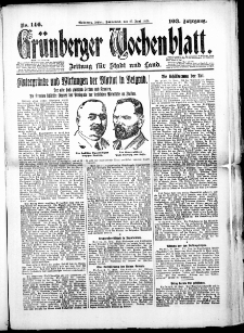 Grünberger Wochenblatt: Zeitung für Stadt und Land, No. 146. (23. Juni 1928)