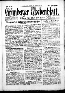 Grünberger Wochenblatt: Zeitung für Stadt und Land, No. 302. (23. Dezember 1928)