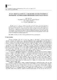 Wave propagation in a micropolar transversely isotropic generalized thermoelastic half-space