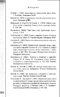 Zespół Downa: księga pytań i odpowiedzi - bibliografia