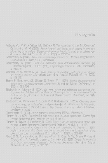 Psychospołeczne funkcjonowanie osób z zespołem Downa - bibliografia