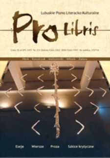 Pro Libris: Lubuskie Pismo Literacko-Kulturalne, nr 2 (2002)